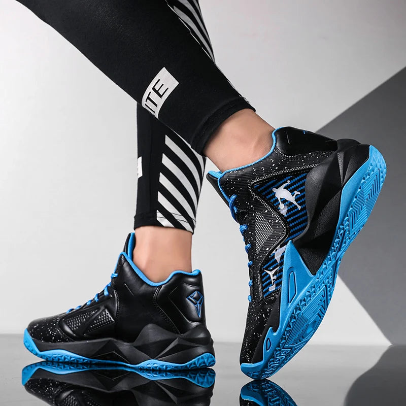 Men’s High-Top Basketball Sneakers – Fashion Street Sport Shoes