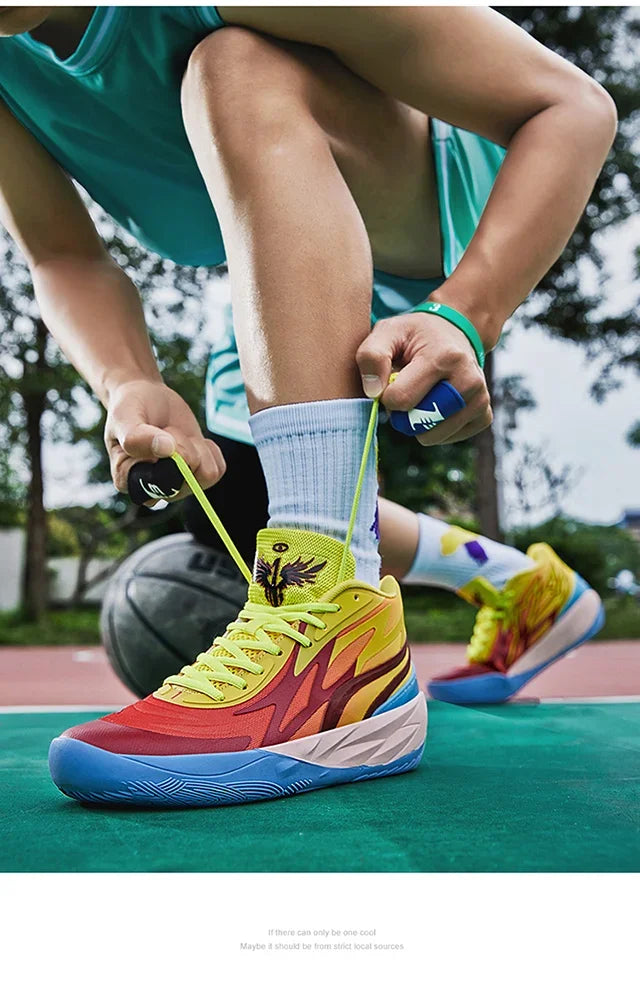 Lamelo Ball 2 Generation Basketball Shoes Actual Combat Non-slip New Sports Shoes for Men and Women