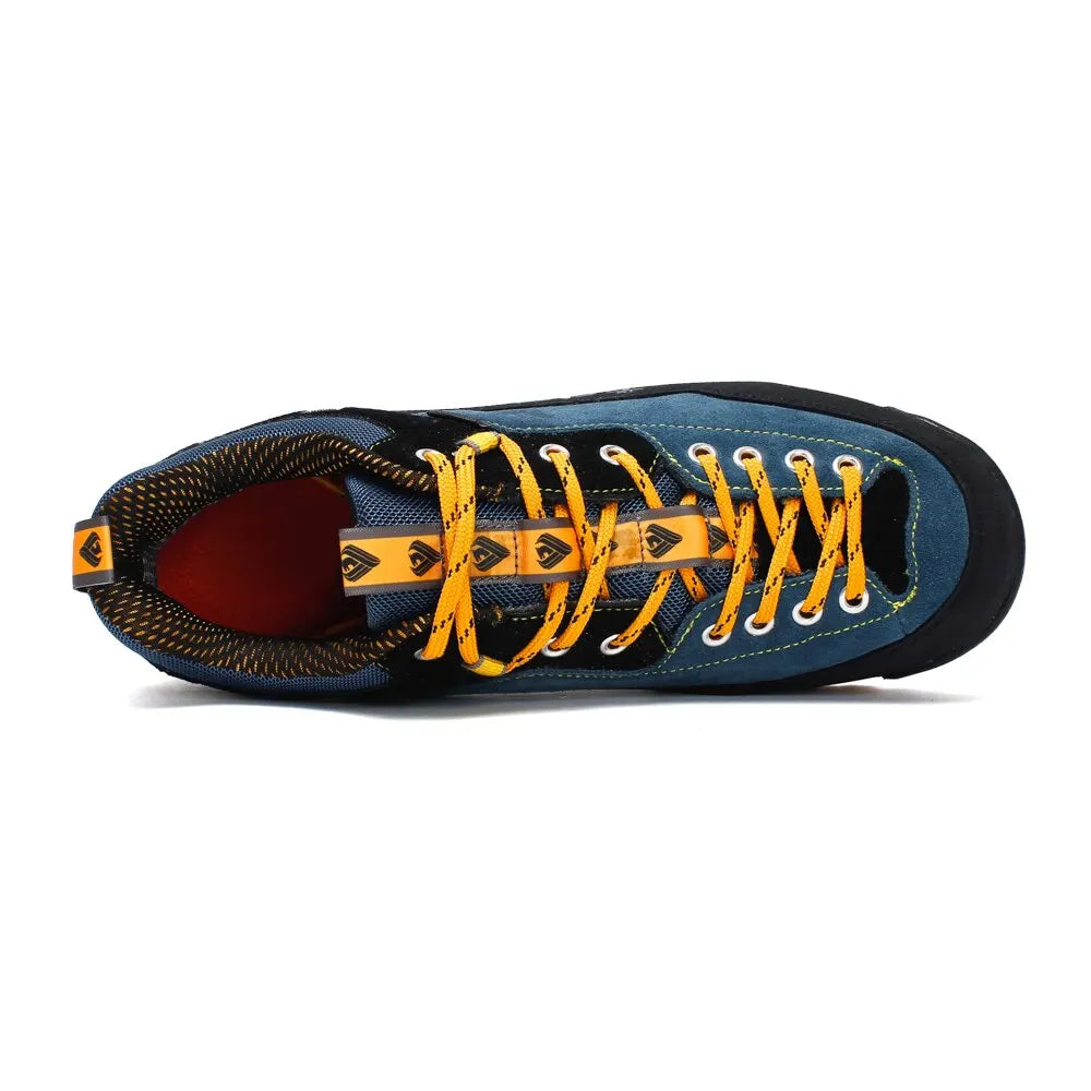 Waterproof Hiking Shoes Men's Climbing Shoes Anti-collision Fashion Outdoor Casual Lace-up Sneakers