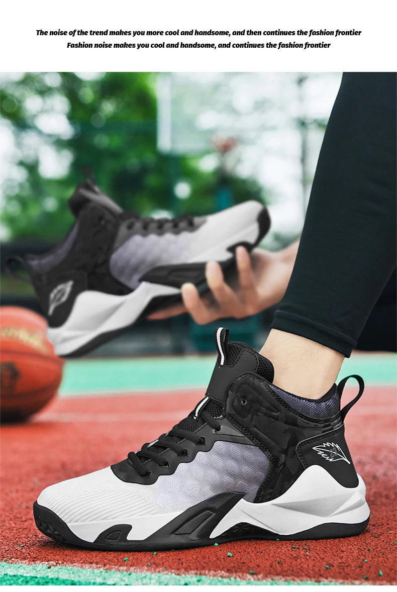 Men’s Basketball Shoes – Breathable Non-Slip Fashion Sports Sneakers
