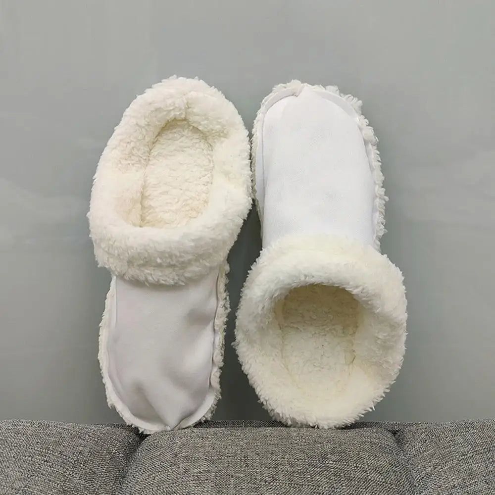 1Pair Winter Warm Shoe Cover For Women Men Clog Fur Lining Replacement Soft Thickened Plush Shoe Pads Clogs Slippers Plush Liner
