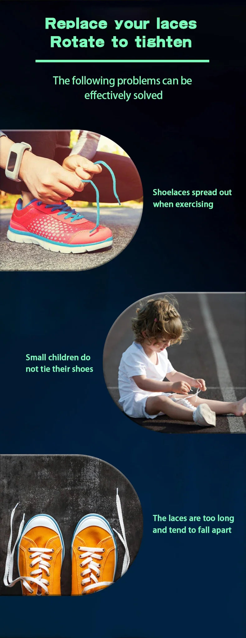 Upgrade Easy Installation Automatic Shoe Laces Without Ties Swivel Metal Capsule Buckle Shoelaces Thick Rope Sneakers Shoelace