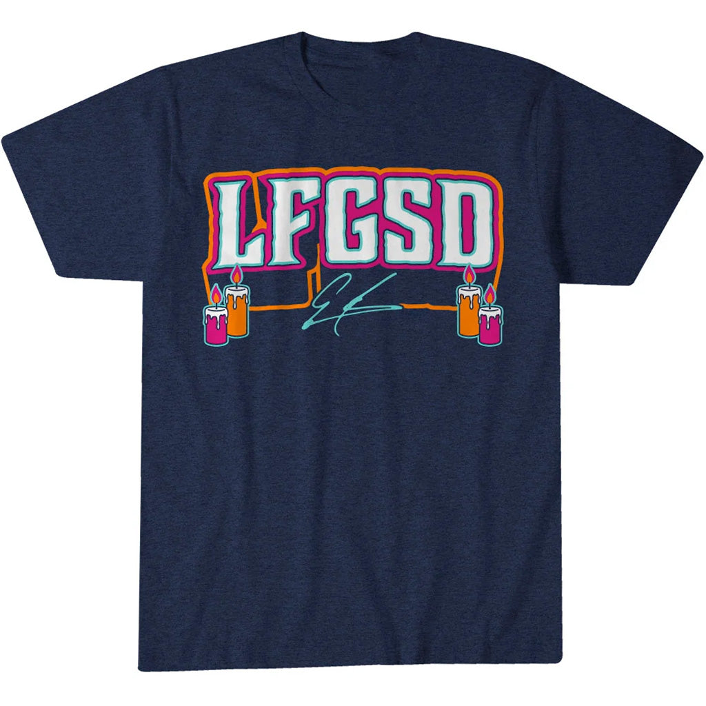 San Diego Padres Ethan Salas LFGSD Graphic Shirt for Baseball Fans
