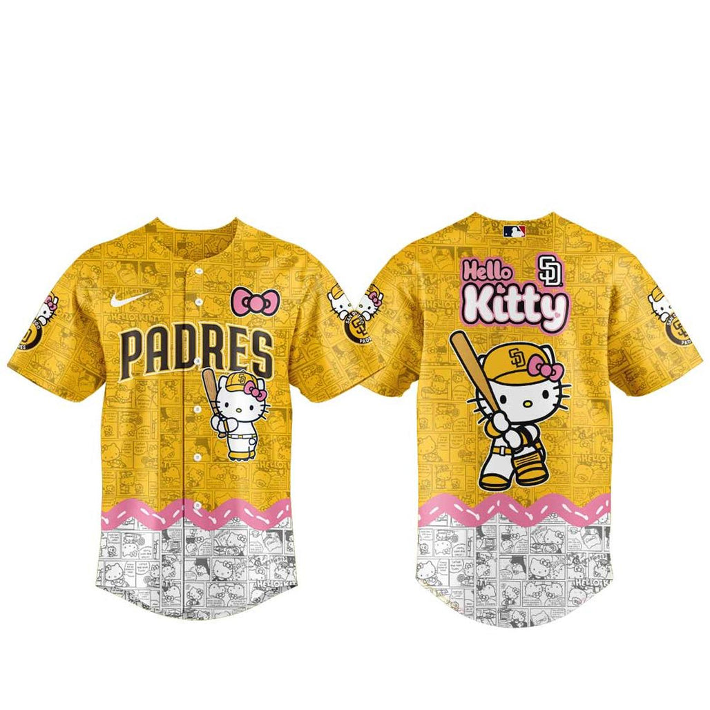 San Diego Padres Hello Kitty 2026 Homerun Charm Baseball Jersey