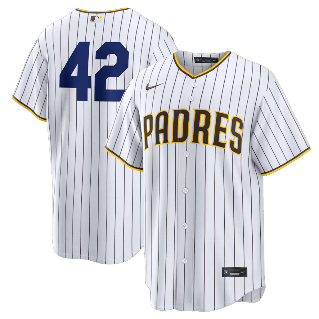 San Diego Padres White Home 2026 Jackie Robinson Day Baseball Jersey