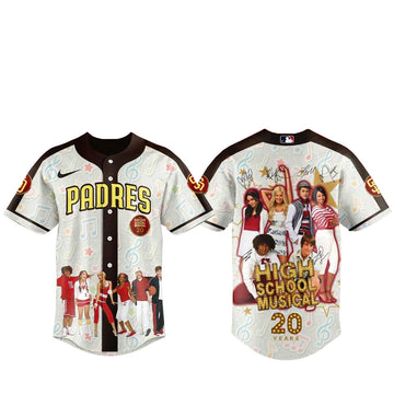 San Diego Padres x 20th Anniversary High School Musical Baseball Jersey
