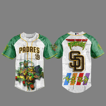 San Diego Padres x Teenage Mutant Ninja Turtles 2026 Baseball Jersey Version 2