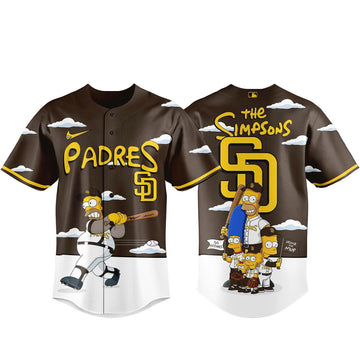 San Diego Padres x The Simpsons 2026 Major Gameday Baseball Jersey