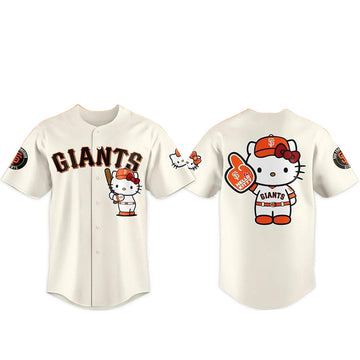 San Francisco Giants 2026 Hello Kitty Night Baseball Jersey