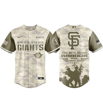 San Francisco Giants Armed Forces Day Appreciation Night 2026 Baseball Jersey