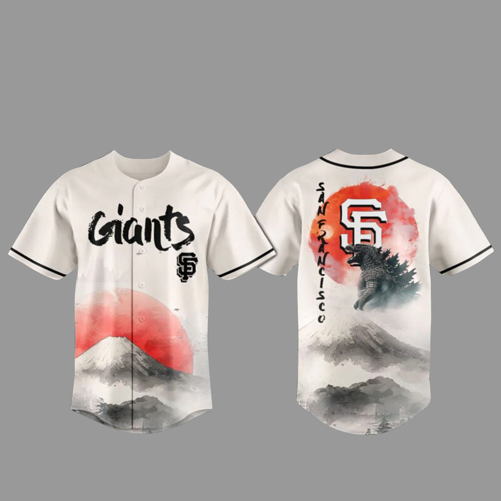 San Francisco Giants x The Godzilla Kaiju Baseball Jersey