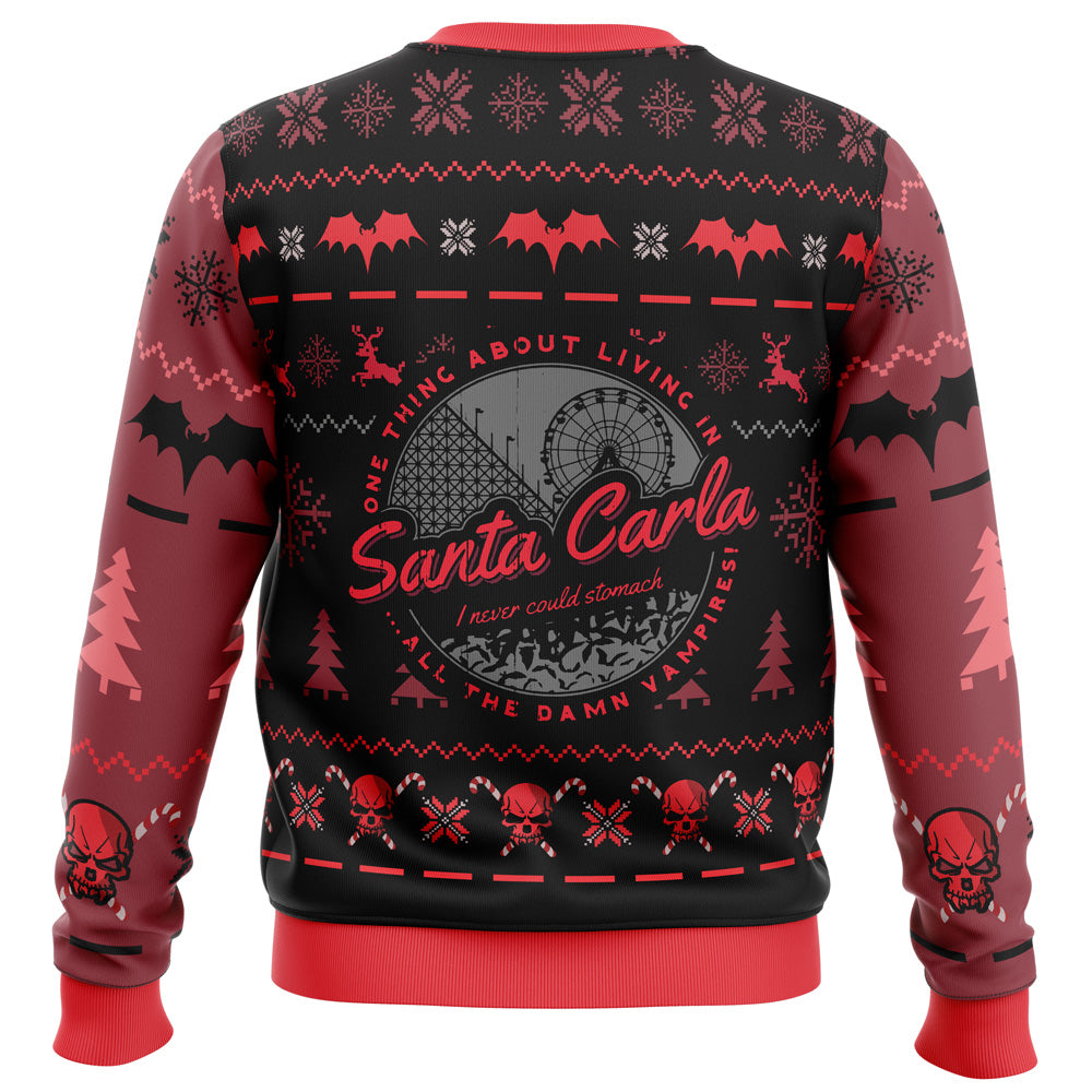 Santa Carla The Lost Boys Ugly Christmas Sweater