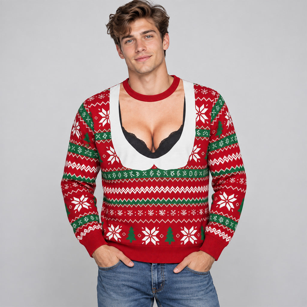 Santa Funny Christmas Ugly Sweater 2026