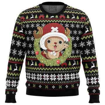 Santa Tony Tony Chopper One Piece Ugly Christmas Sweater