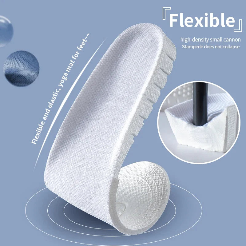 2025 Invisiable Height Increase Insoles for Feet Breathable Elevator Height Increase Templates Insoles for Women Men Shoes Pads
