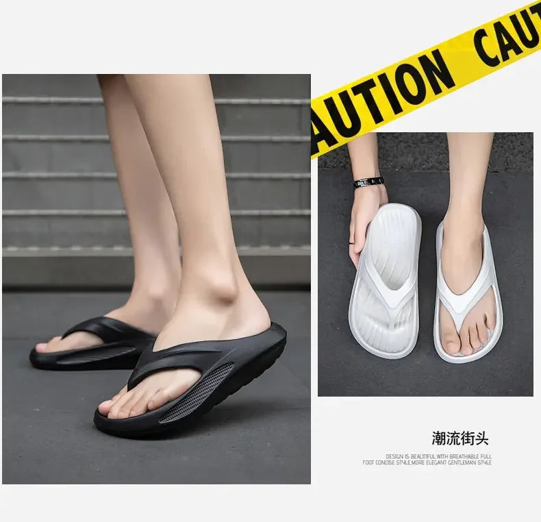 2025 Men’s Orthopedic Sandals – Soft Arch Support Flip-Flops for Couples, Summer Beach & Bathroom Use