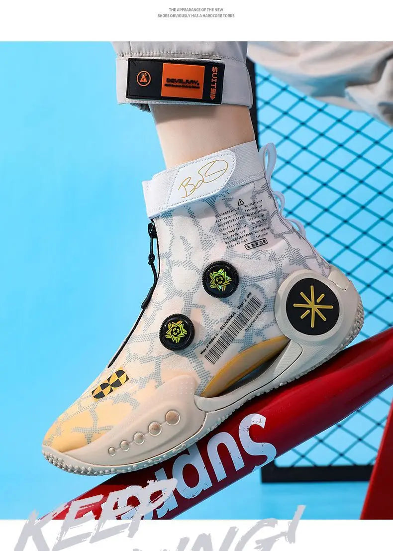 2025 Outdoor Basketball Shoes – Shock-Absorbing, Anti-Slip Sneakers for Adults