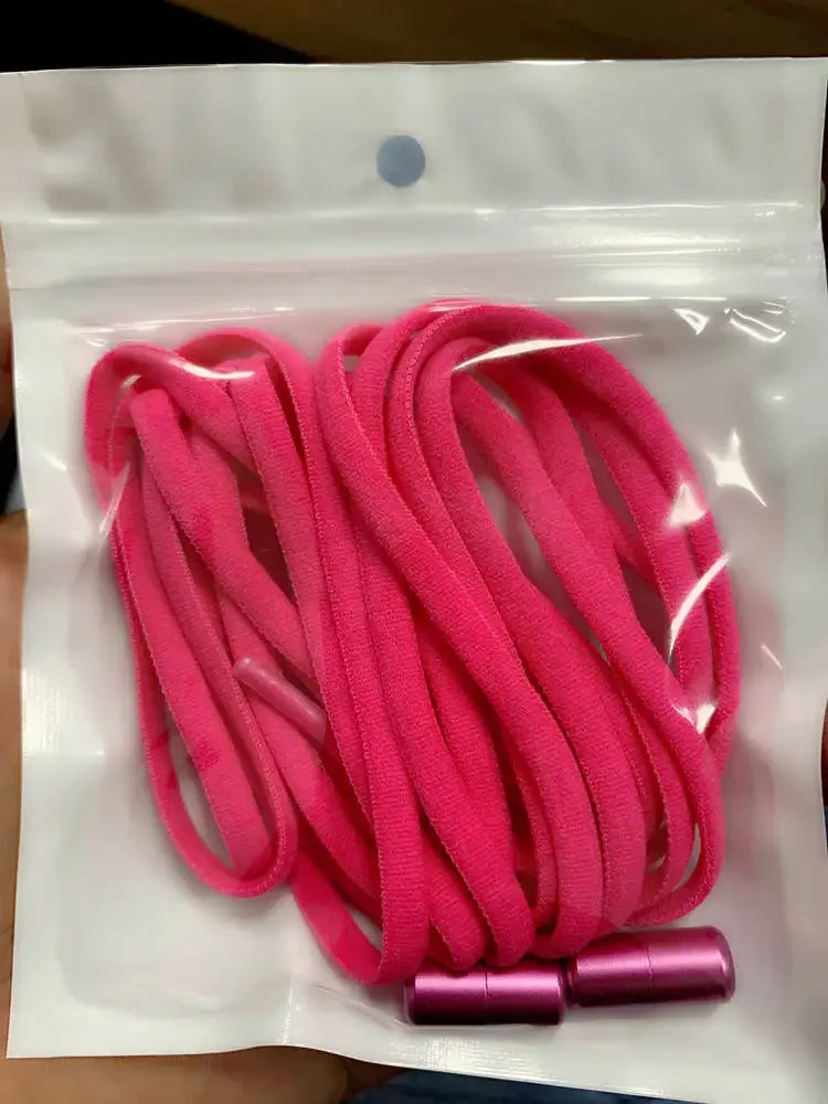 1Pair Elastic Lazy Shoelaces No Tie Shoe Laces Sneakers Flats Shoelaces for Adult Quick Shoelace Fit All Shoes