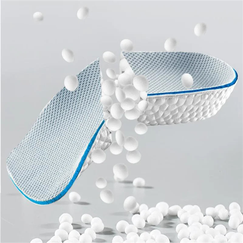 Arch Support Increase Height Insoles Light Weight Soft Elastic Lift for Men Women Shoes Pads 1.5CM 2.5CM 3.5CM Heighten Lift