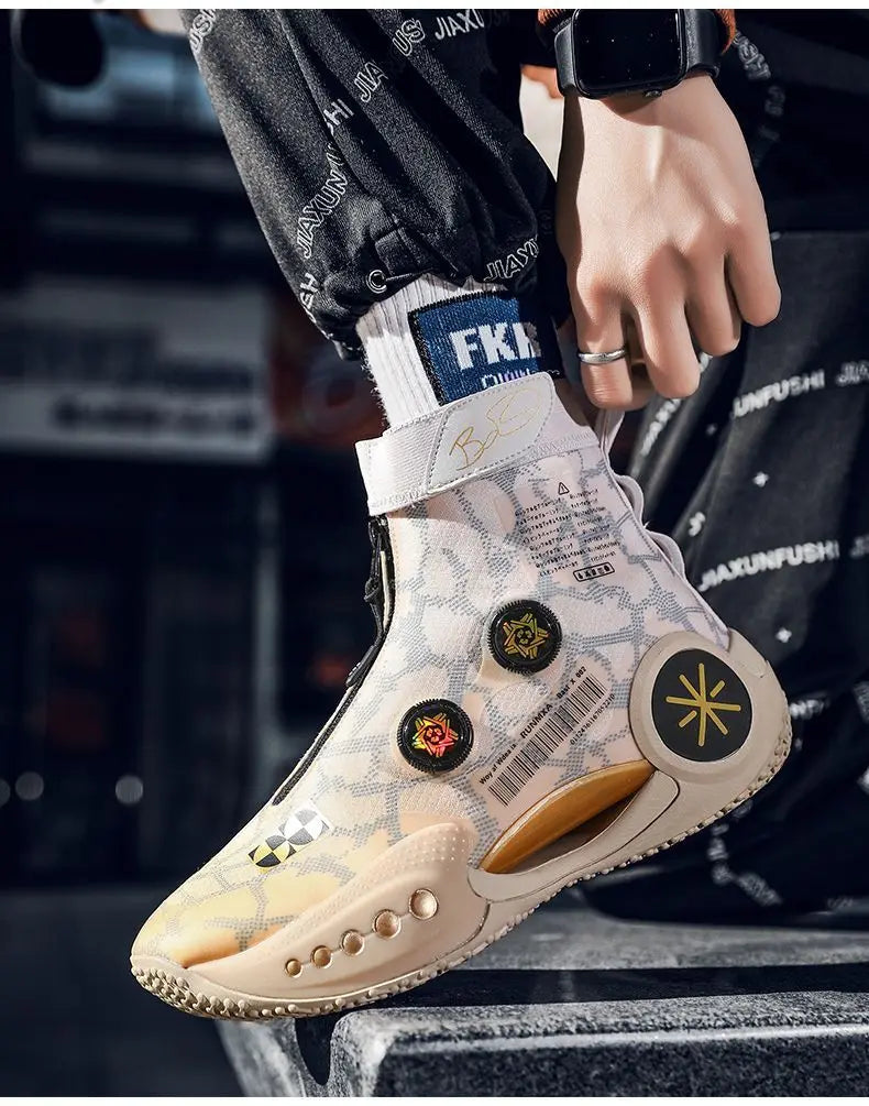 2025 Outdoor Basketball Shoes – Shock-Absorbing, Anti-Slip Sneakers for Adults