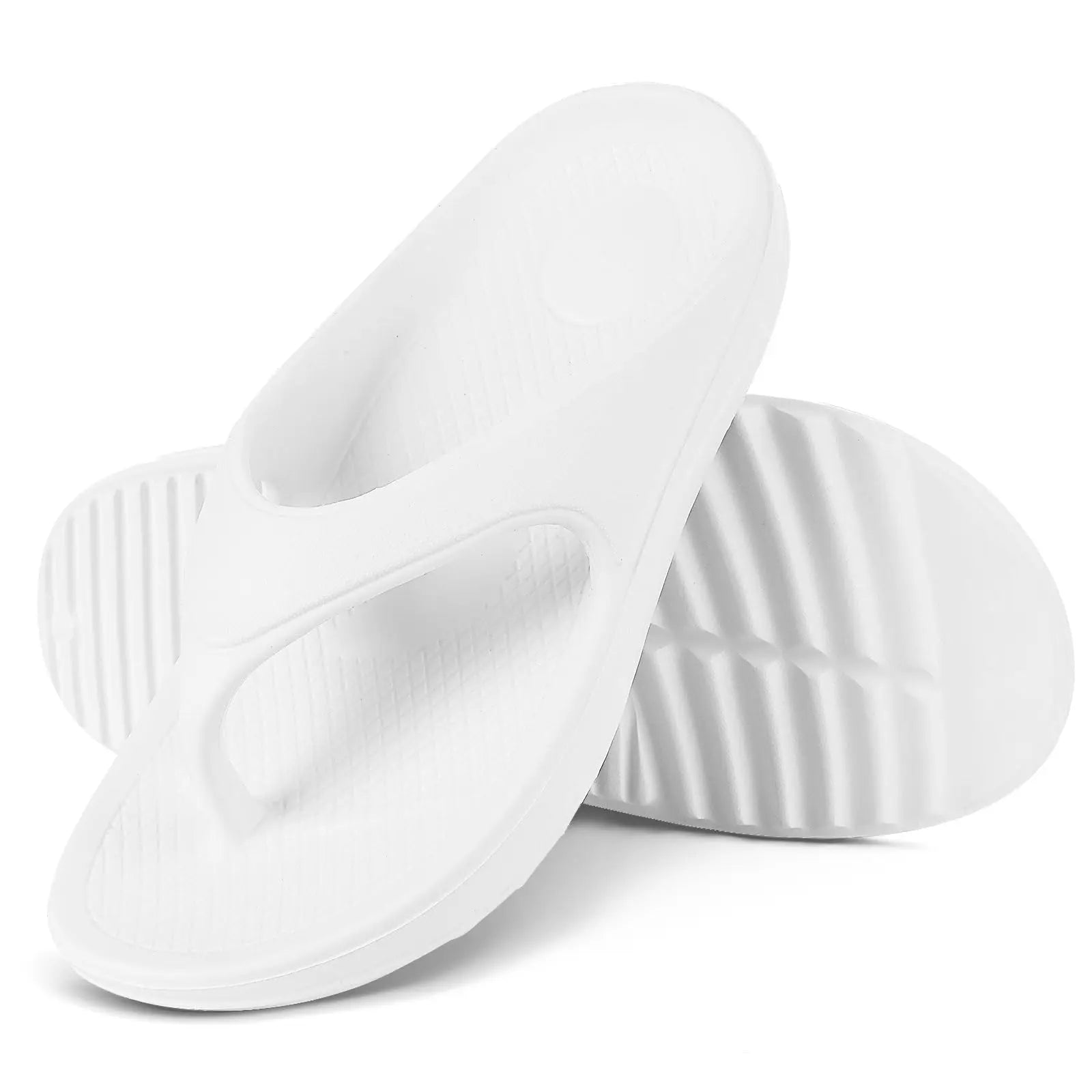 Comwarm Women Slim Flip Flops Classic Fashion Shower Slippers EVA Sole Comfy House Sandals Outdoor Beach Slippers Women Sandals