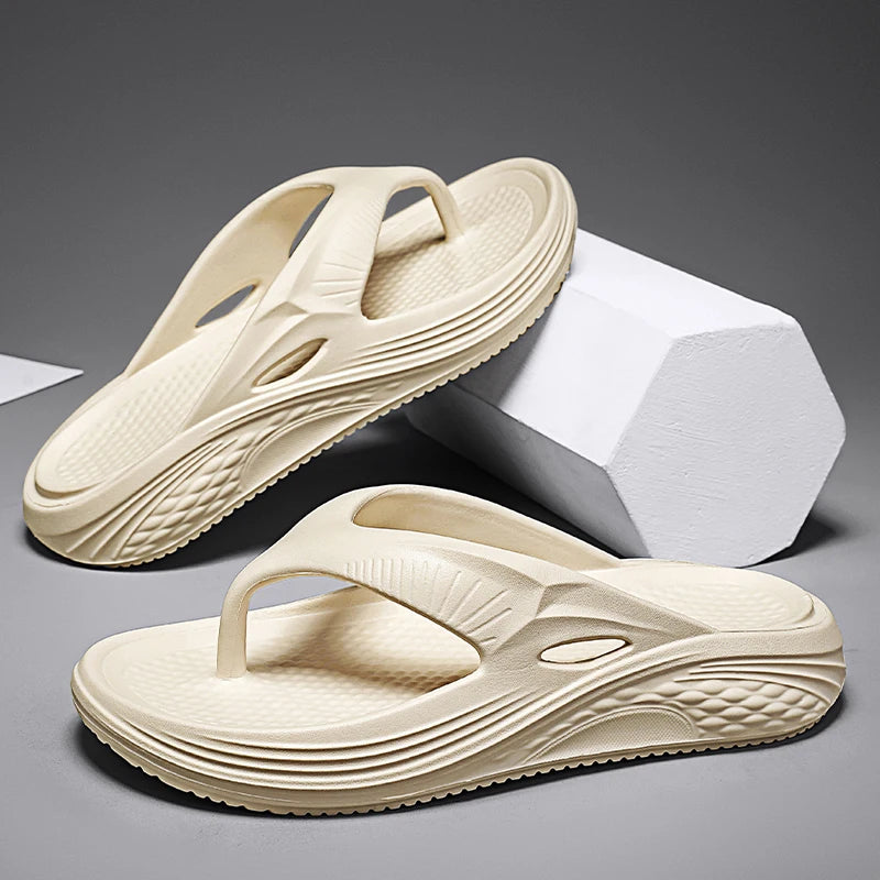 2025 New Beach Shoes for Men Women Summer Soft House Sandals Arch Support Recovery Flip Flops Comfort Orthopedic Slides