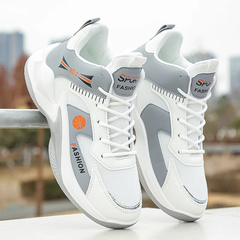 2025 Men’s Retro Basketball Shoes – Breathable Non-Slip Gym & Training Sneakers