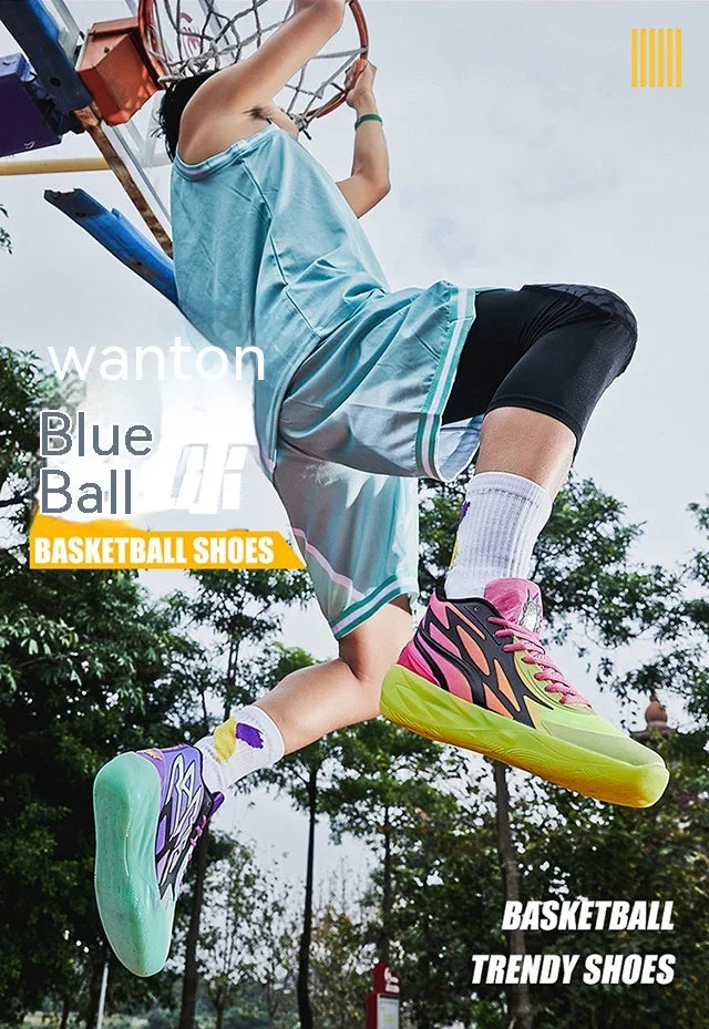 Lamelo Ball 2 Generation Basketball Shoes Actual Combat Non-slip New Sports Shoes for Men and Women