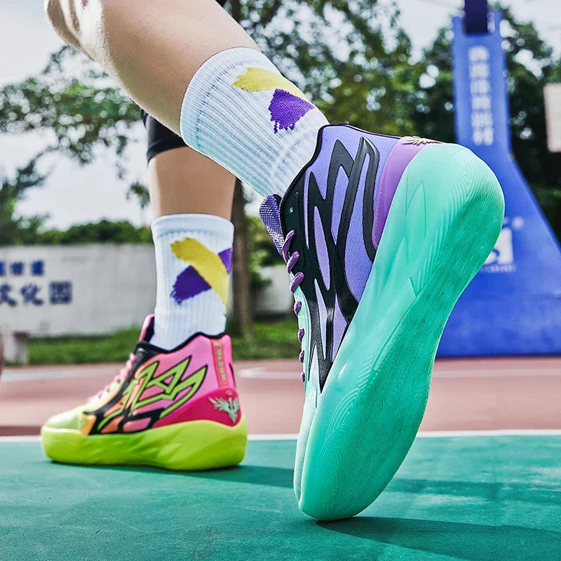 Lamelo Ball 2 Generation Basketball Shoes Actual Combat Non-slip New Sports Shoes for Men and Women