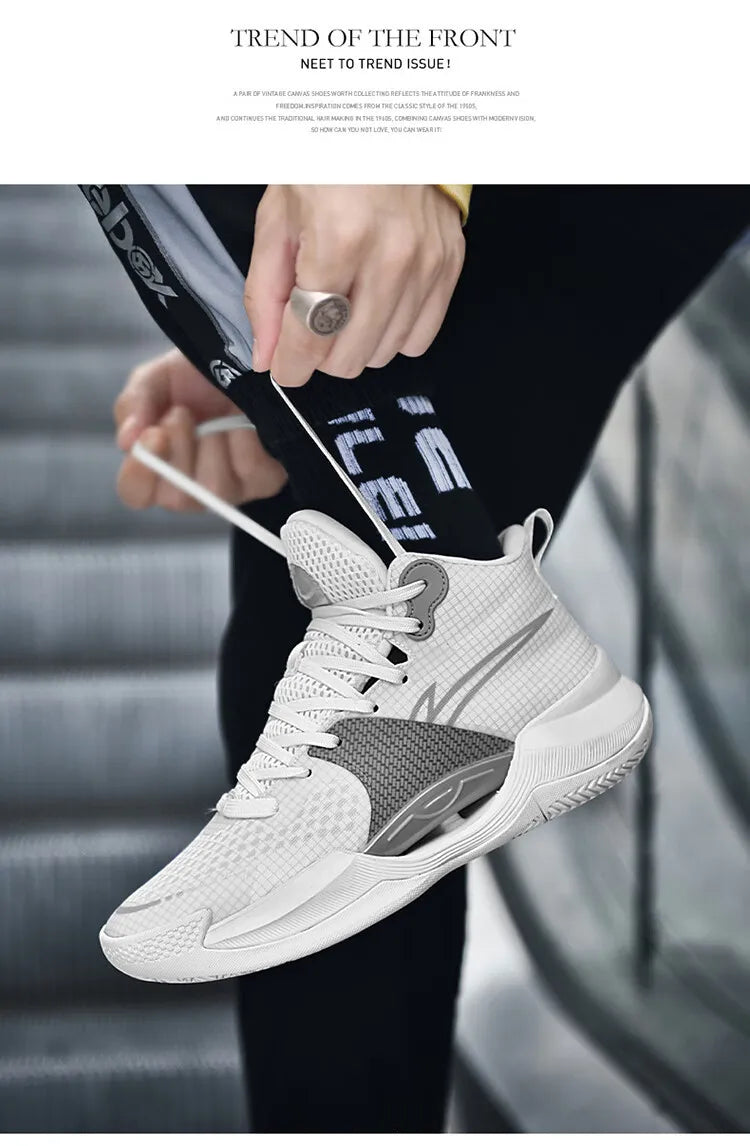 2025 New Men'S And Women'S Air Casual, Comfortable And Breathable Sports Basketball Shoes, High-Top Running Shoes