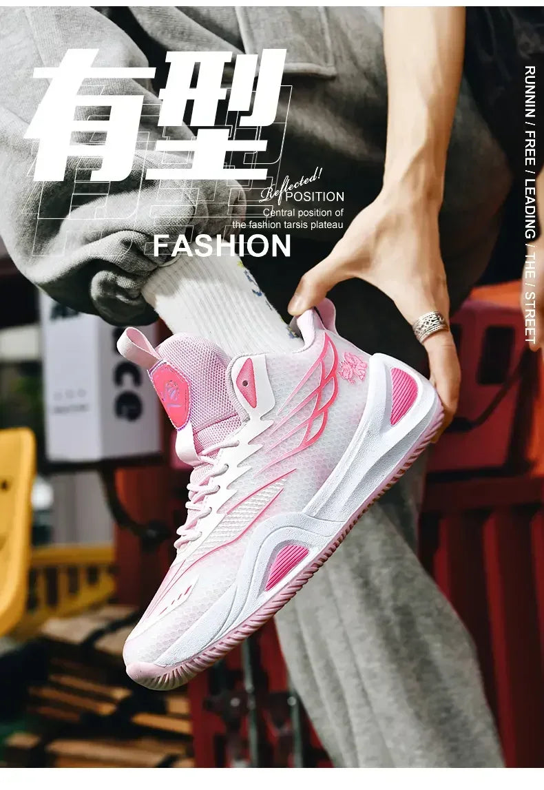 2025 Couple Basketball Shoes for Men and Women Sports Training Shoes  Male Tennis Sneakers Nonslip Basketball