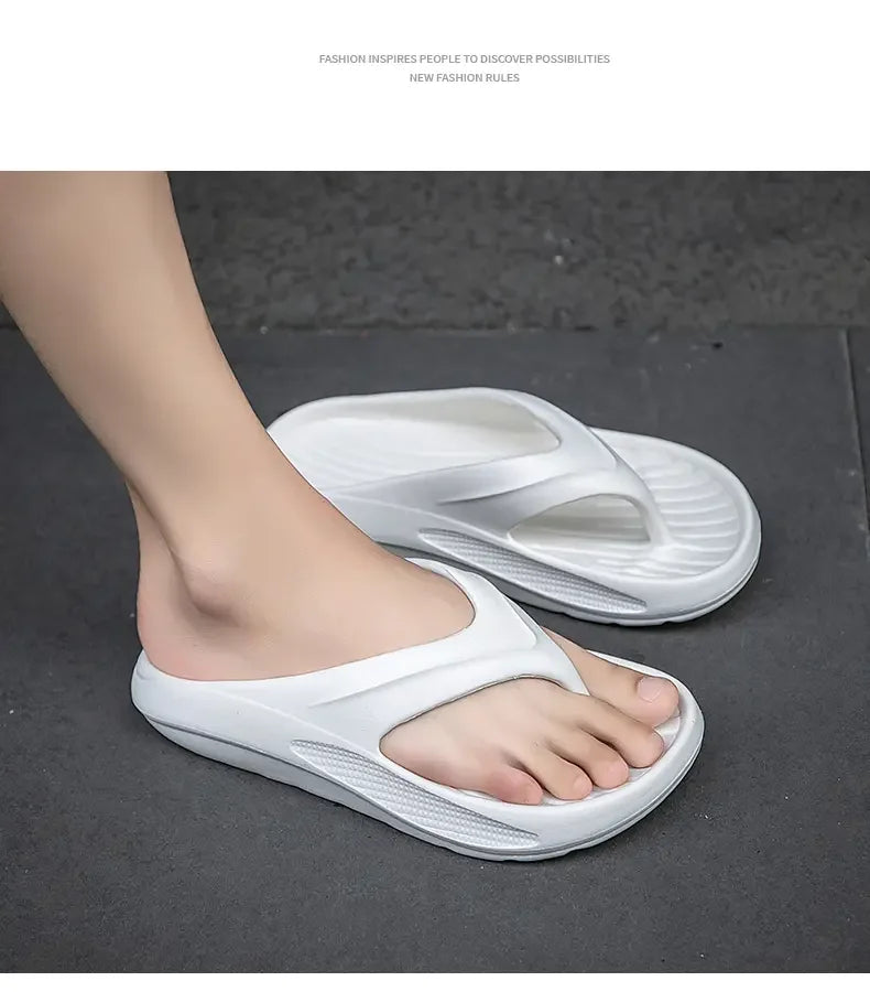 2025 Men’s Orthopedic Sandals – Soft Arch Support Flip-Flops for Couples, Summer Beach & Bathroom Use