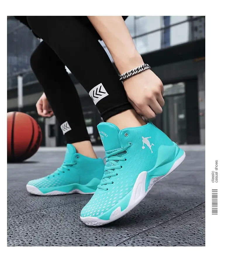 Men’s High-Top Basketball Sneakers – Fashion Street Sport Shoes