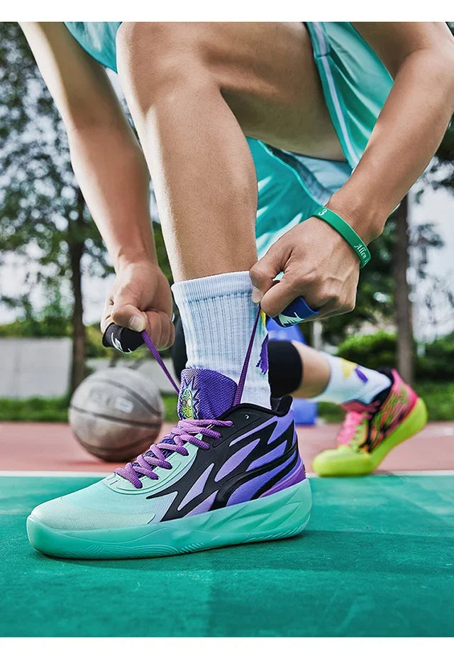 Lamelo Ball 2 Generation Basketball Shoes Actual Combat Non-slip New Sports Shoes for Men and Women