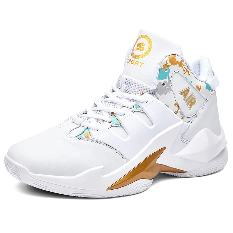 Men’s Basketball Shoes – Breathable, Non-Slip Outdoor Sneakers for Walking & Running