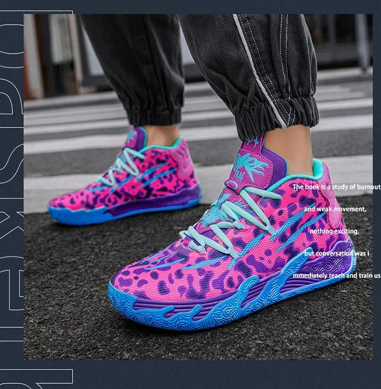 2025 New Men's Sneakers Breathable Comfortable Mens Basketball Shoes Wear-resistant Non-slip Couple's Sports Shoes Tenis