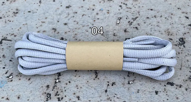 2025 New Flat Semicircular Shoelaces for Women's Sneakers Strap 160/180cm Black Grey Off-White Accessorie for Nike/Arctery