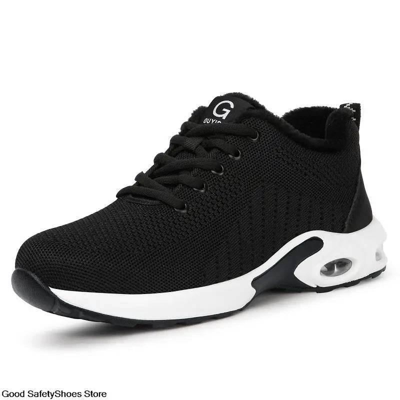 Steel Toe Safety Shoes Men Women Security Protection Work Shoes Lightweight Safety Boots Air Cushion Indestructible Shoes