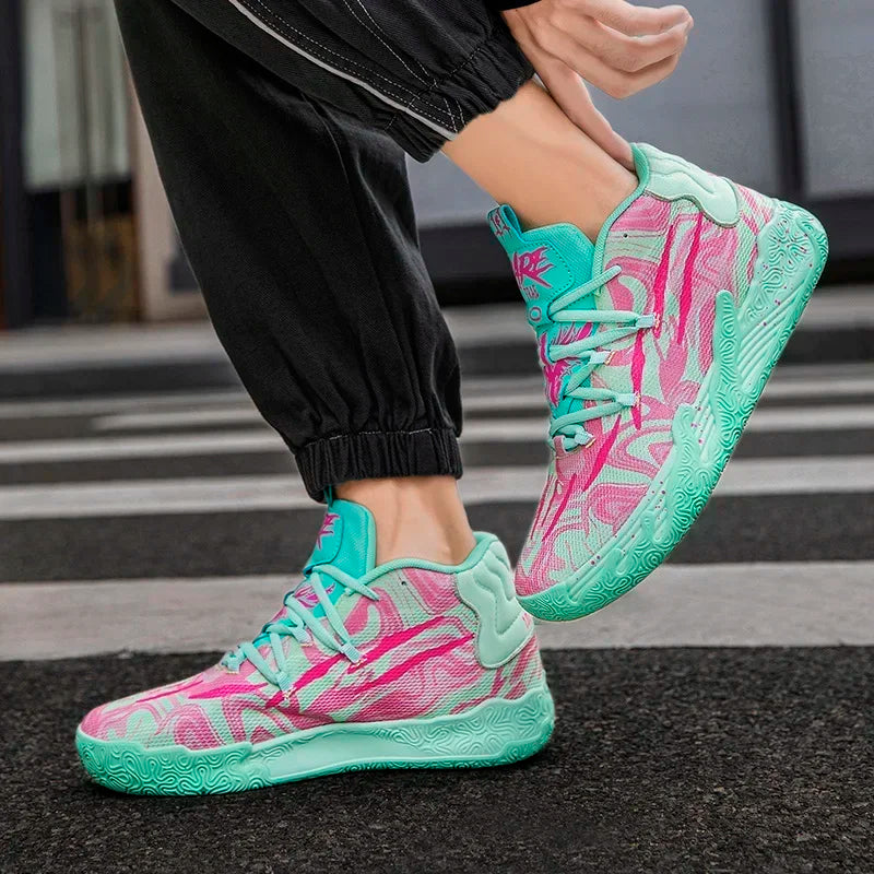 2025 New Men's Sneakers Breathable Comfortable Mens Basketball Shoes Wear-resistant Non-slip Couple's Sports Shoes Tenis