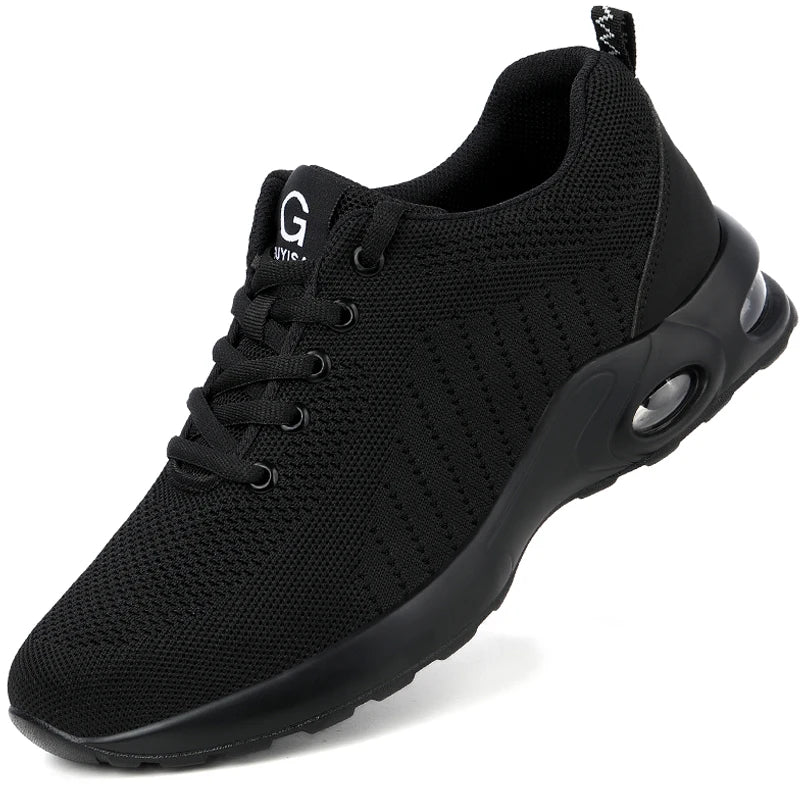 Steel Toe Safety Shoes Men Women Security Protection Work Shoes Lightweight Safety Boots Air Cushion Indestructible Shoes