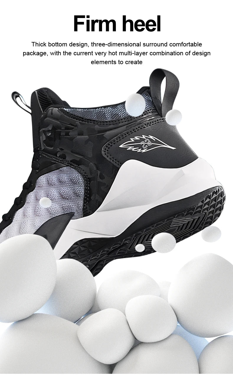 Men’s Basketball Shoes – Breathable Non-Slip Fashion Sports Sneakers