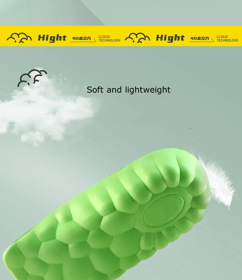 4D Deodorant Orthopedic Height Increase Insole for Shoes Arch Support Plantar Fasciitis Insoles Growing Shoe Sole Templates New