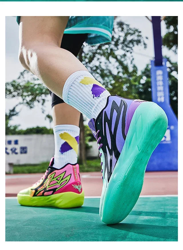 Lamelo Ball 2 Generation Basketball Shoes Actual Combat Non-slip New Sports Shoes for Men and Women
