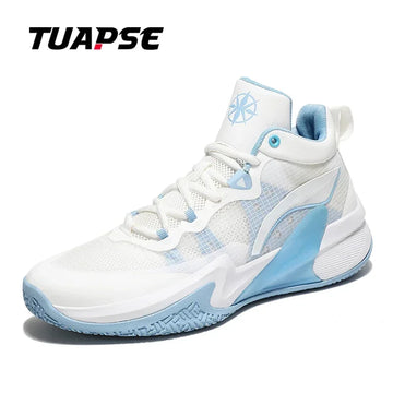 Men's Trend Practical Basketball Shoes Cushioning Elasticity Training New Anti-Skid Breathable Sport Shoes Size 38-45