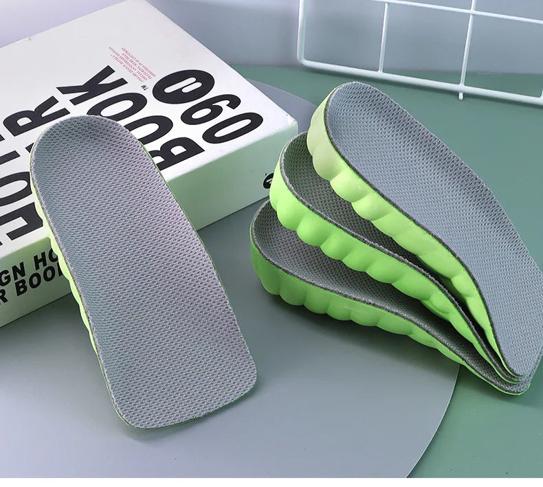 4D Deodorant Orthopedic Height Increase Insole for Shoes Arch Support Plantar Fasciitis Insoles Growing Shoe Sole Templates New