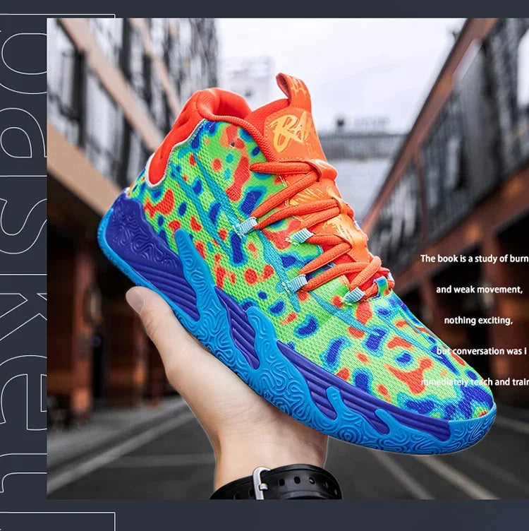 2025 New Men's Sneakers Breathable Comfortable Mens Basketball Shoes Wear-resistant Non-slip Couple's Sports Shoes Tenis