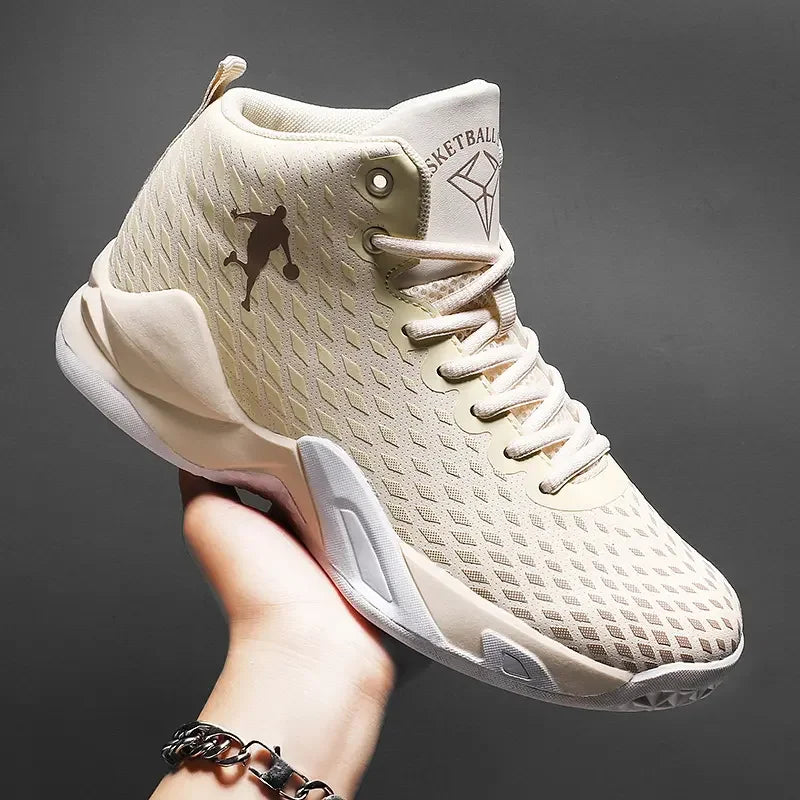 Men’s High-Top Basketball Sneakers – Fashion Street Sport Shoes