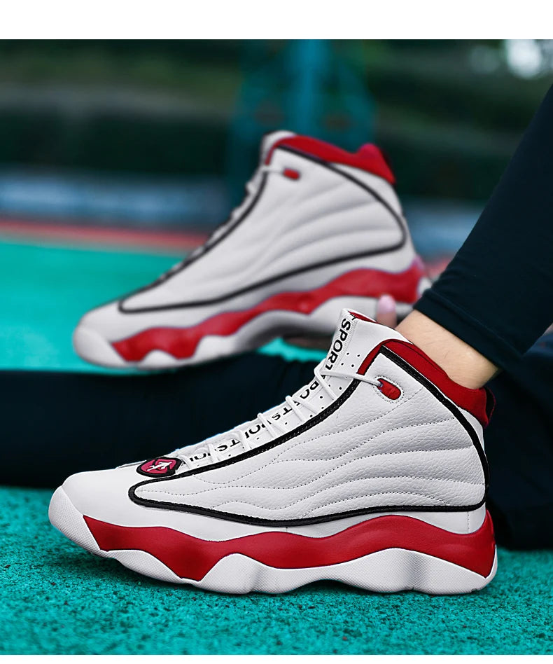 Cool Boy Basketball Sneakers Outdoor Sport Trainers Men Women Plus Size 47 48 Basketball Training Shoes Unisex Size 36-48