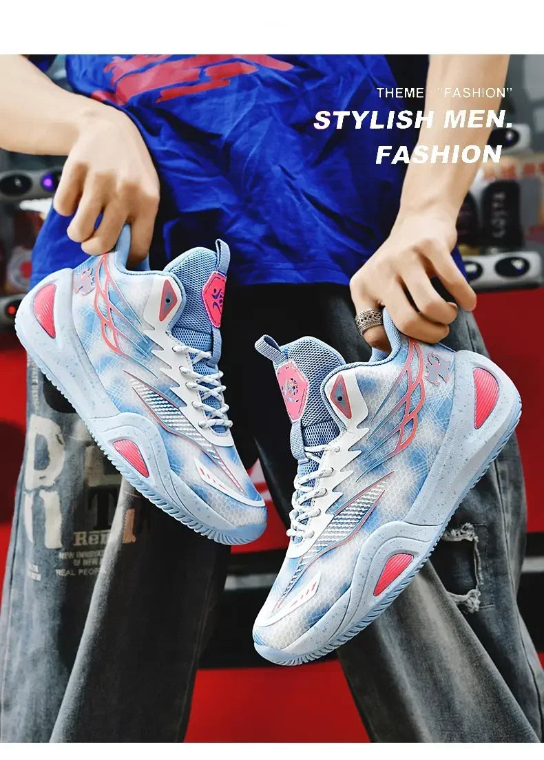 2025 Couple Basketball Shoes for Men and Women Sports Training Shoes  Male Tennis Sneakers Nonslip Basketball