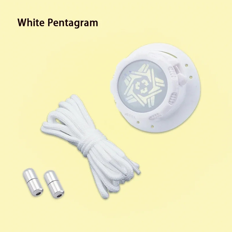 Upgrade Easy Installation Automatic Shoe Laces Without Ties Swivel Metal Capsule Buckle Shoelaces Thick Rope Sneakers Shoelace